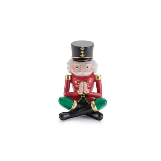 Melrose Yoga Nutcracker Soldier Figurines Set